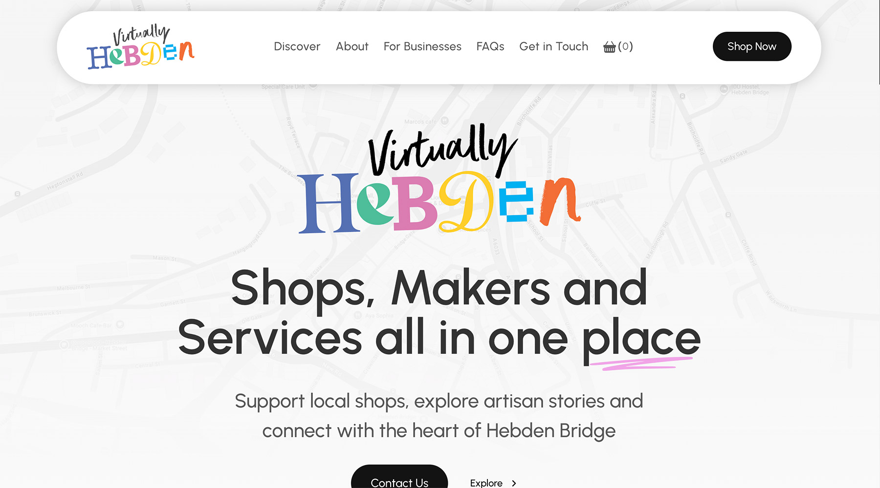 Virtually Hebden website